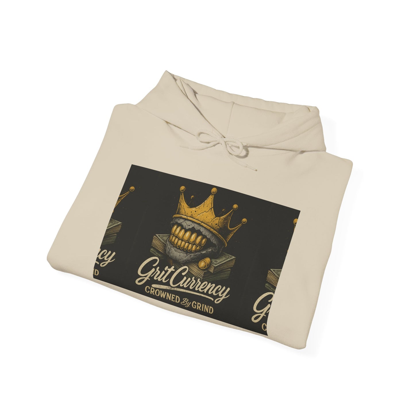 Crowned Grind Sweatshirt - Unisex Heavy Blend™ Hoodie, Streetwear, Cozy Gift, Unique Design, Casual Fashion, Everyday Wear