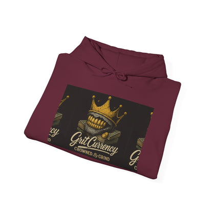 Crowned Grind Sweatshirt - Unisex Heavy Blend™ Hoodie, Streetwear, Cozy Gift, Unique Design, Casual Fashion, Everyday Wear