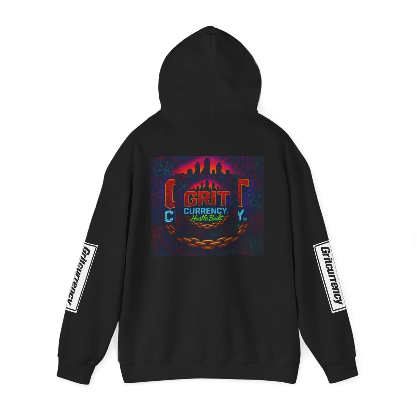 Hooded Sweatshirt with Grit City Design