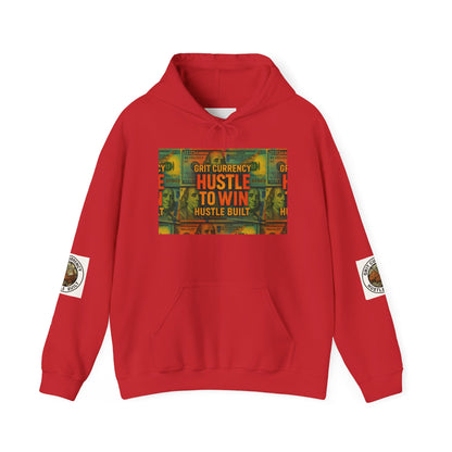 Unisex Hustle & Grit Hoodie - Motivational Sweatshirt for Dreamers, Perfect Gift for Entrepreneurs, Casual Wear, Workout Gear, [...]
