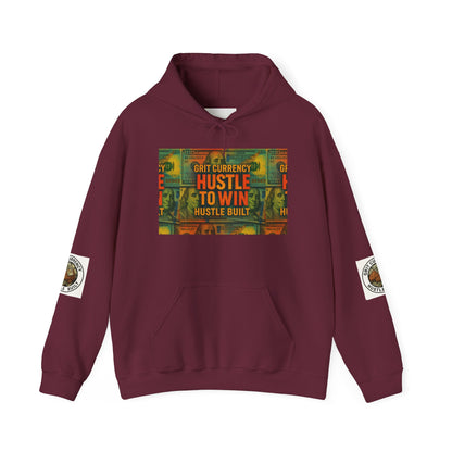 Unisex Hustle & Grit Hoodie - Motivational Sweatshirt for Dreamers, Perfect Gift for Entrepreneurs, Casual Wear, Workout Gear, [...]