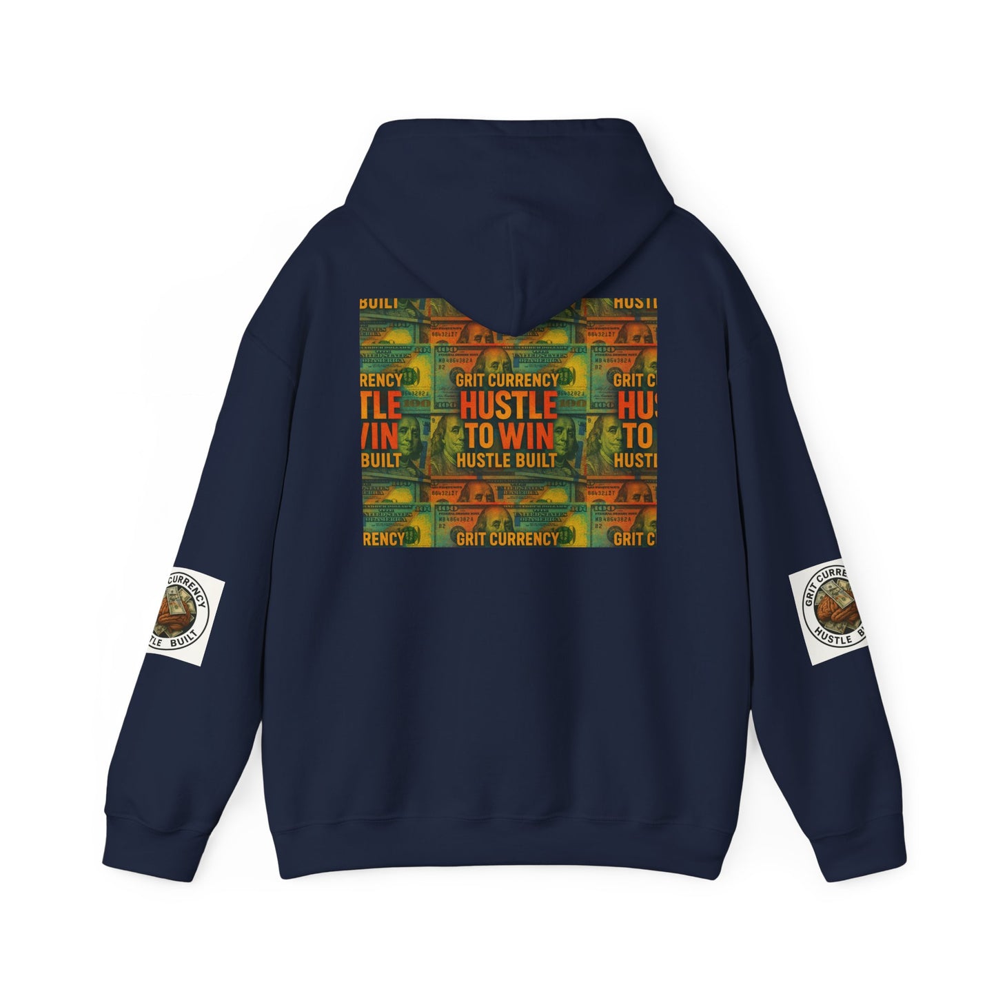 Unisex Hustle & Grit Hoodie - Motivational Sweatshirt for Dreamers, Perfect Gift for Entrepreneurs, Casual Wear, Workout Gear, [...]