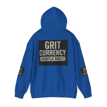 Unisex Grit Currency Sweatshirt - Hustle Built Pullover, Motivational Hoodie, Streetwear Fashion, Gift for Entrepreneurs, Cozy Apparel