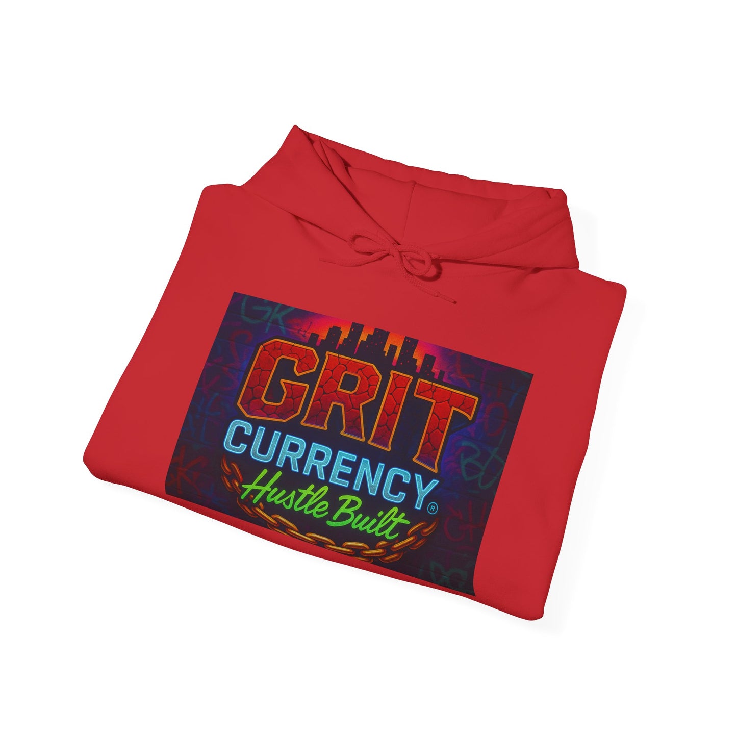 Hooded Sweatshirt with Grit City Design
