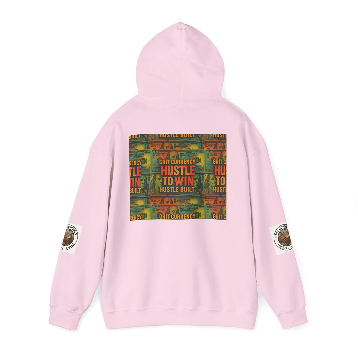 Unisex Hustle & Grit Hoodie - Motivational Sweatshirt for Dreamers, Perfect Gift for Entrepreneurs, Casual Wear, Workout Gear, [...]