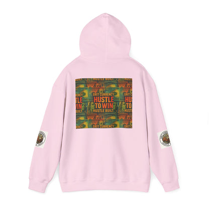 Unisex Hustle & Grit Hoodie - Motivational Sweatshirt for Dreamers, Perfect Gift for Entrepreneurs, Casual Wear, Workout Gear, [...]