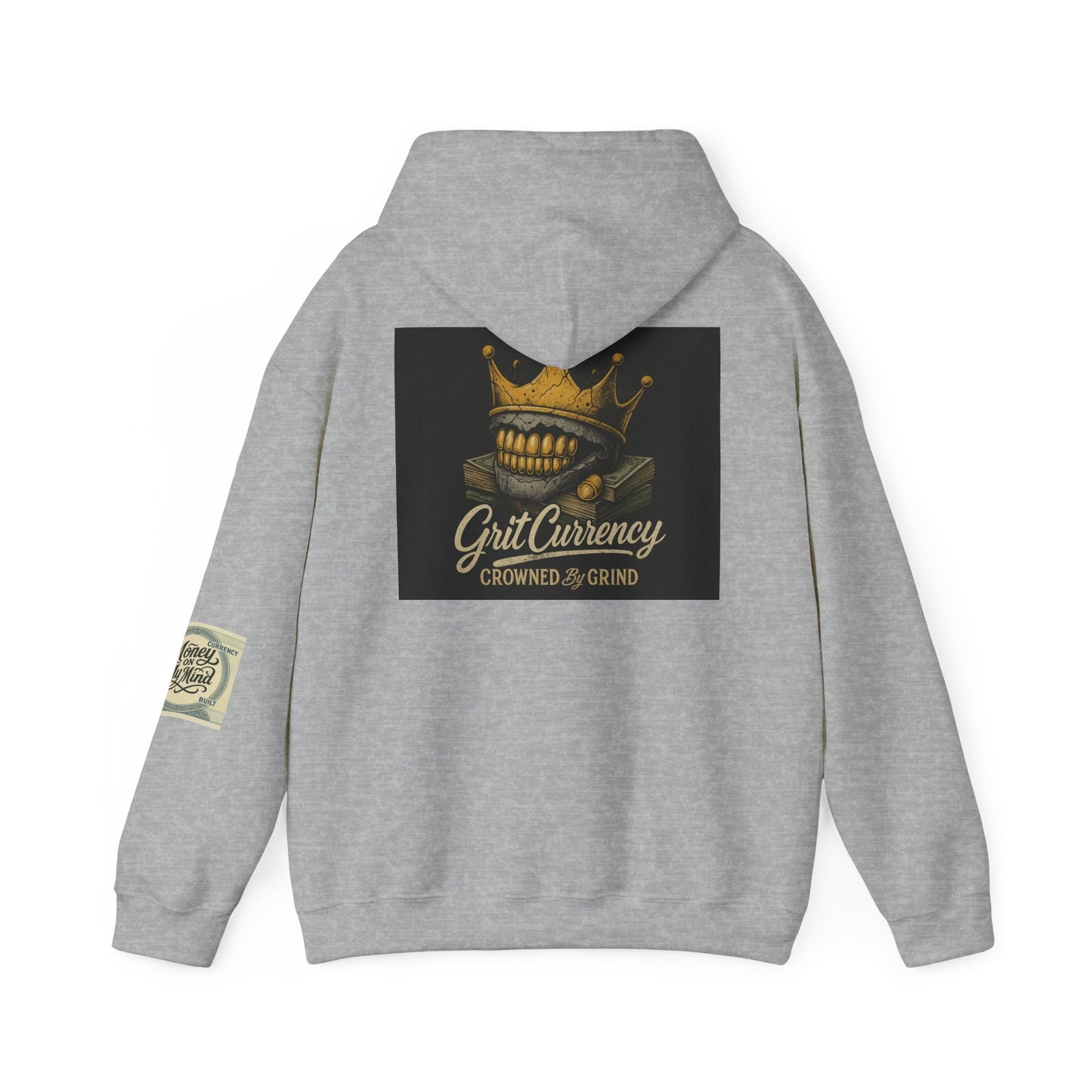 Crowned Grind Sweatshirt - Unisex Heavy Blend™ Hoodie, Streetwear, Cozy Gift, Unique Design, Casual Fashion, Everyday Wear