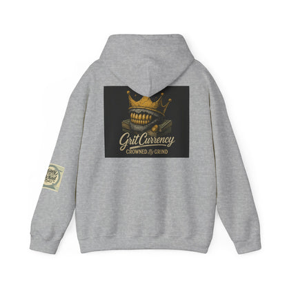 Crowned Grind Sweatshirt - Unisex Heavy Blend™ Hoodie, Streetwear, Cozy Gift, Unique Design, Casual Fashion, Everyday Wear