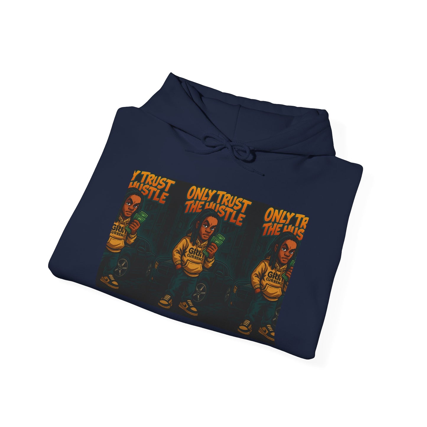 Grit Currency Hoodie, Motivational Sweatshirt, Hustle Built Apparel, Unisex Casual Wear, Gift for Entrepreneurs