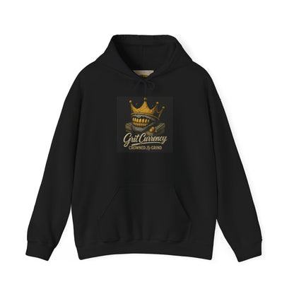 Crowned Grind Sweatshirt - Unisex Heavy Blend™ Hoodie, Streetwear, Cozy Gift, Unique Design, Casual Fashion, Everyday Wear