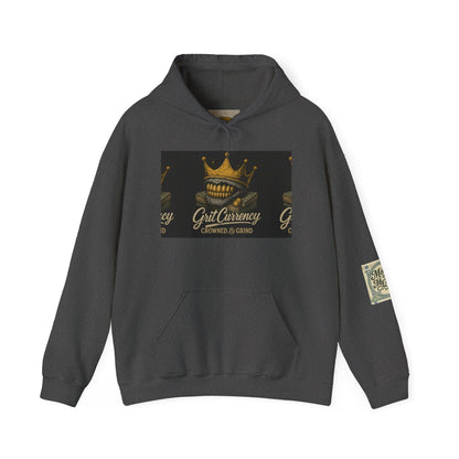 Crowned Grind Sweatshirt - Unisex Heavy Blend™ Hoodie, Streetwear, Cozy Gift, Unique Design, Casual Fashion, Everyday Wear