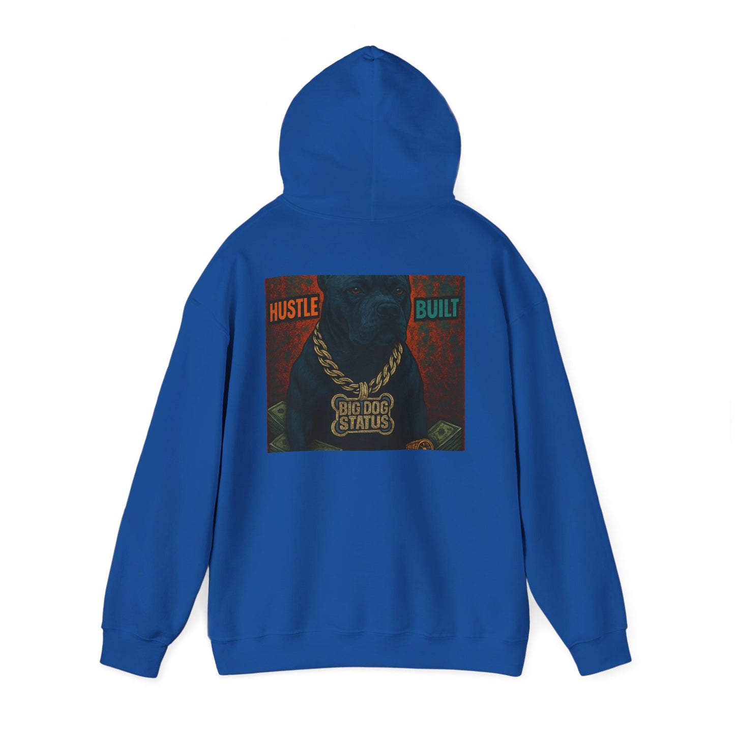 Grit & Hustle Unisex Hoodie, Heavy Blend Sweatshirt for Comfort, Perfect Gift for Dog Lovers, Streetwear, Casual Style, Year-Round Use