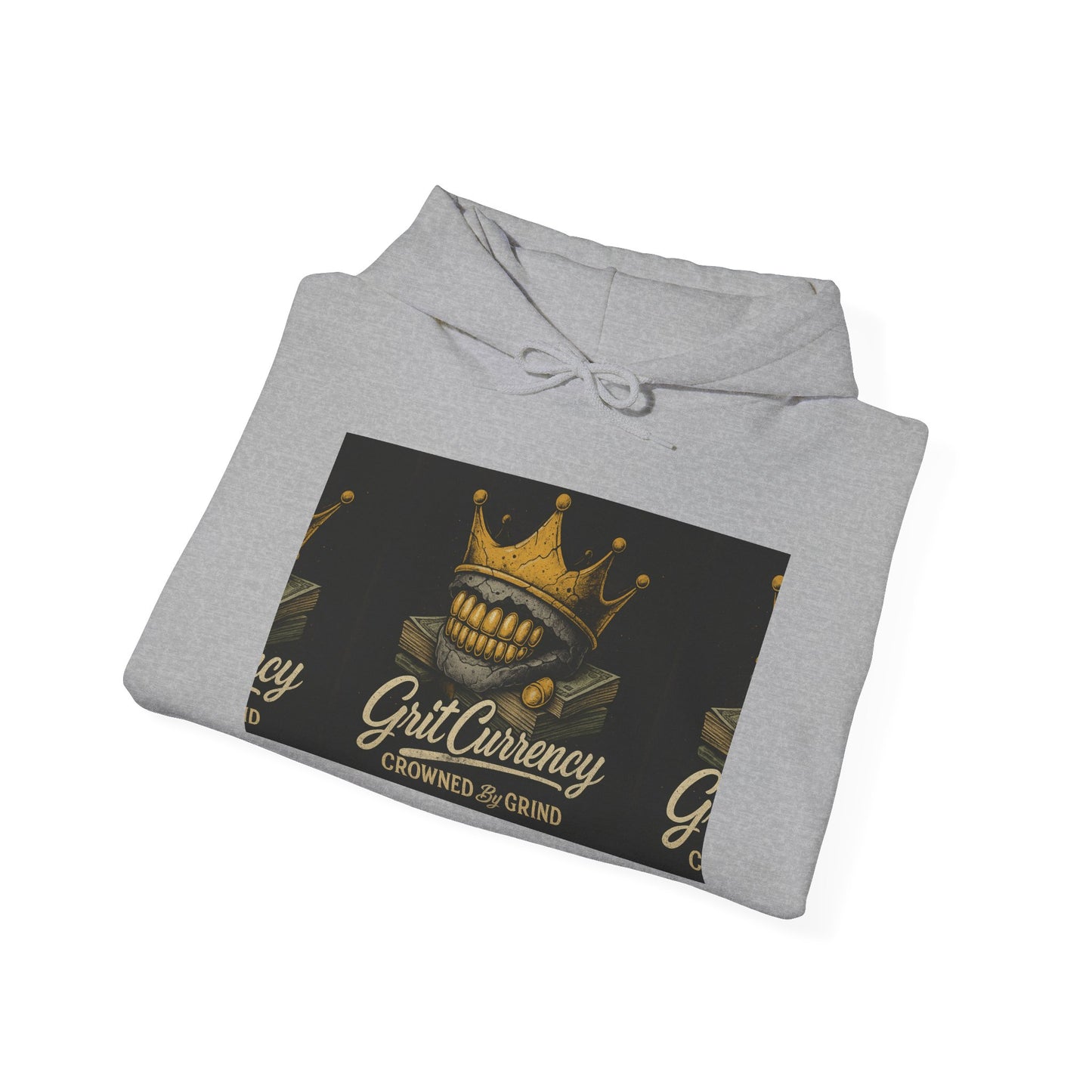 Crowned Grind Sweatshirt - Unisex Heavy Blend™ Hoodie, Streetwear, Cozy Gift, Unique Design, Casual Fashion, Everyday Wear