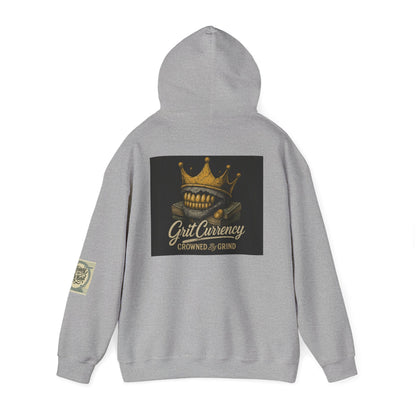 Crowned Grind Sweatshirt - Unisex Heavy Blend™ Hoodie, Streetwear, Cozy Gift, Unique Design, Casual Fashion, Everyday Wear