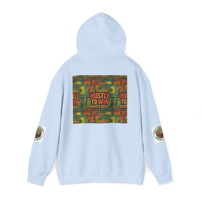 Unisex Hustle & Grit Hoodie - Motivational Sweatshirt for Dreamers, Perfect Gift for Entrepreneurs, Casual Wear, Workout Gear, [...]