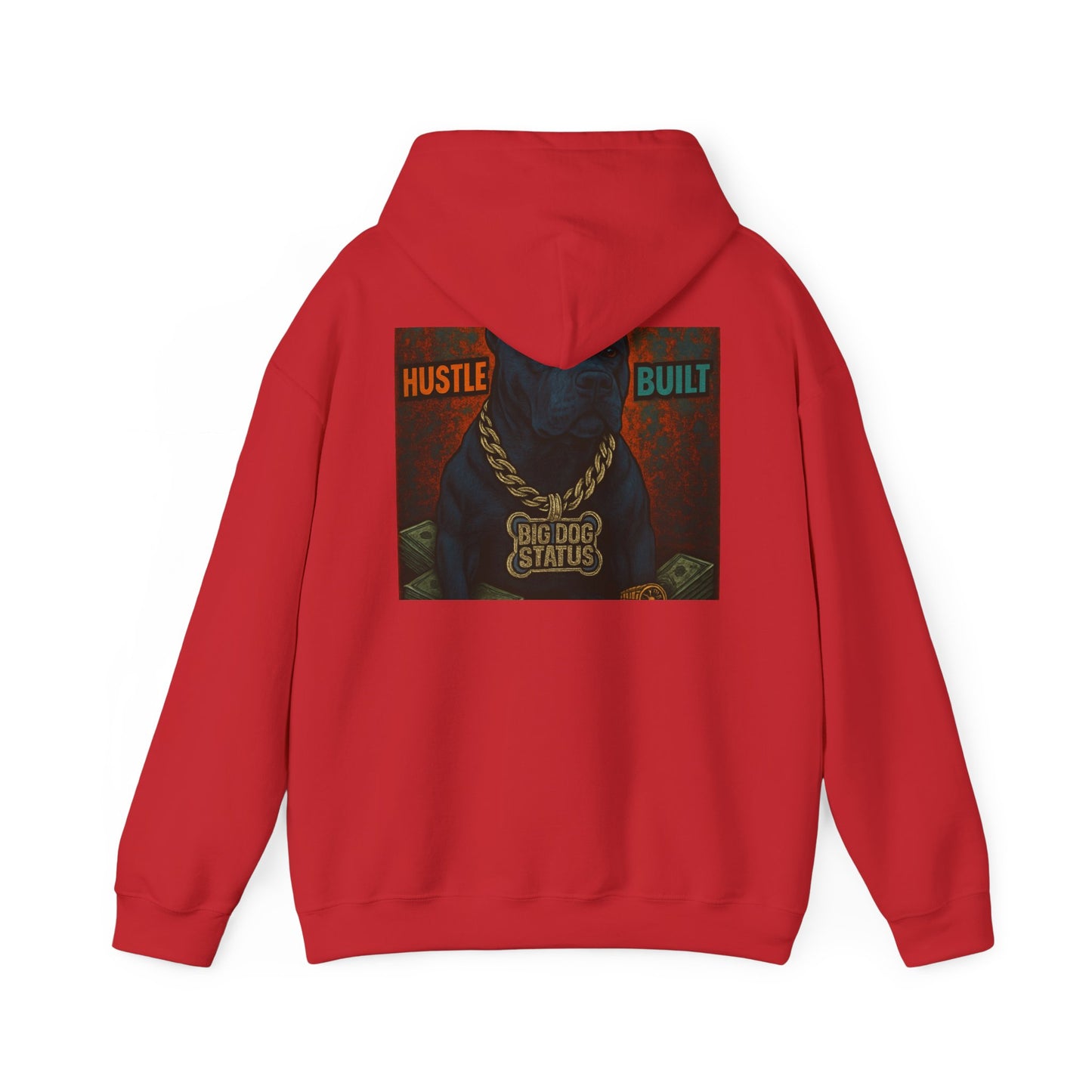 Grit & Hustle Unisex Hoodie, Heavy Blend Sweatshirt for Comfort, Perfect Gift for Dog Lovers, Streetwear, Casual Style, Year-Round Use