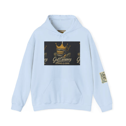 Crowned Grind Sweatshirt - Unisex Heavy Blend™ Hoodie, Streetwear, Cozy Gift, Unique Design, Casual Fashion, Everyday Wear
