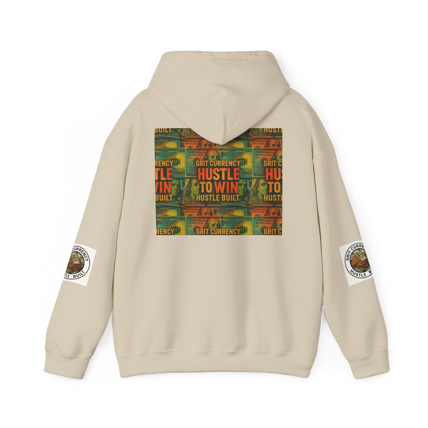 Unisex Hustle & Grit Hoodie - Motivational Sweatshirt for Dreamers, Perfect Gift for Entrepreneurs, Casual Wear, Workout Gear, [...]
