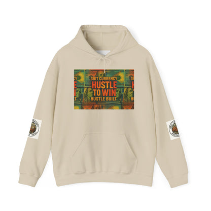 Unisex Hustle & Grit Hoodie - Motivational Sweatshirt for Dreamers, Perfect Gift for Entrepreneurs, Casual Wear, Workout Gear, [...]