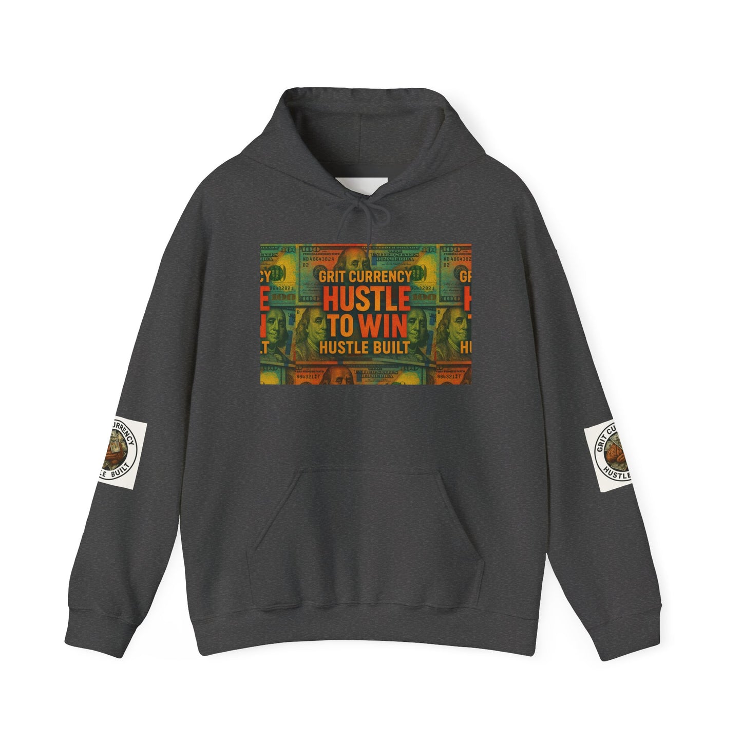 Unisex Hustle & Grit Hoodie - Motivational Sweatshirt for Dreamers, Perfect Gift for Entrepreneurs, Casual Wear, Workout Gear, [...]