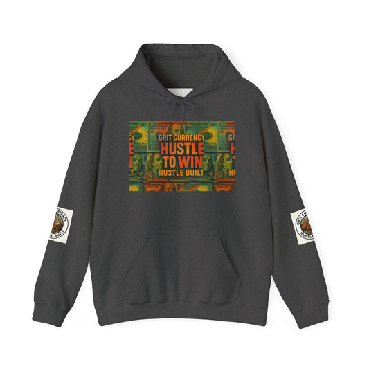Unisex Hustle & Grit Hoodie - Motivational Sweatshirt for Dreamers, Perfect Gift for Entrepreneurs, Casual Wear, Workout Gear, [...]