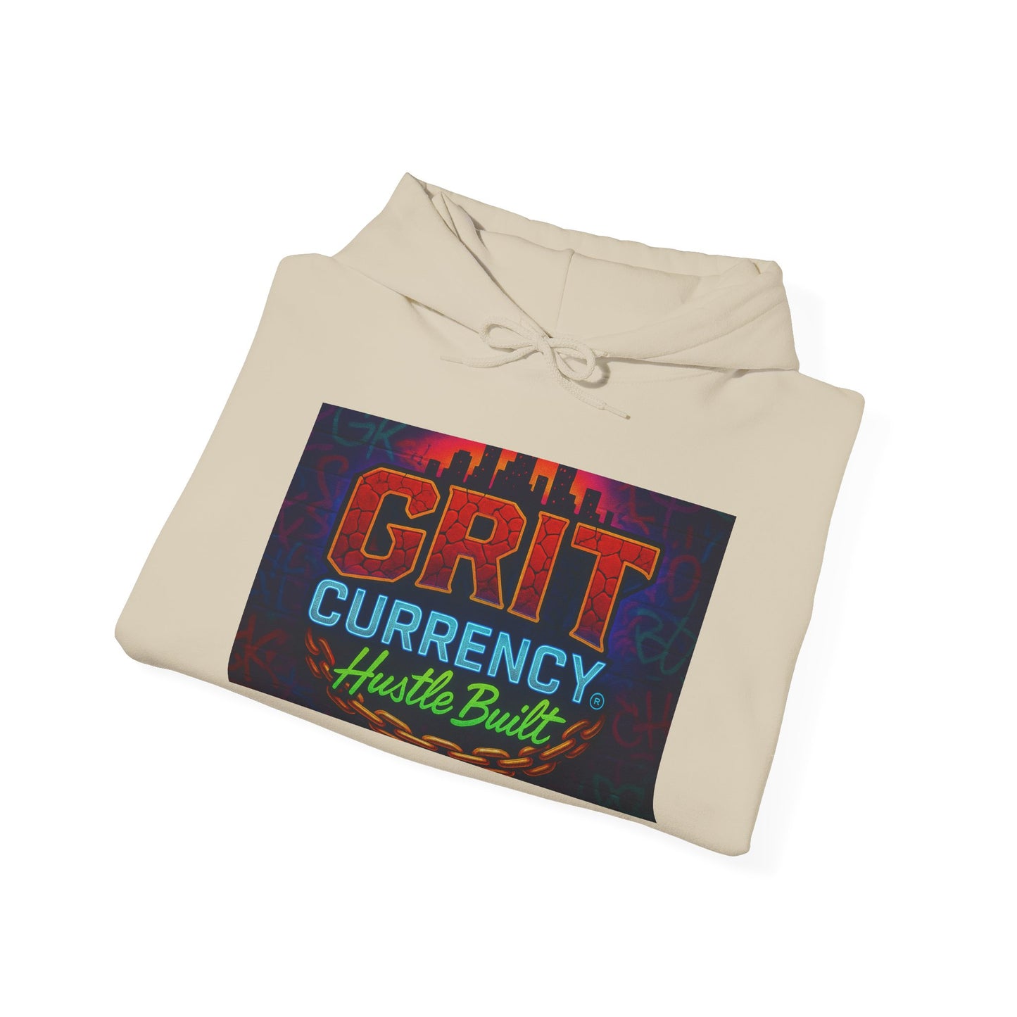 Hooded Sweatshirt with Grit City Design