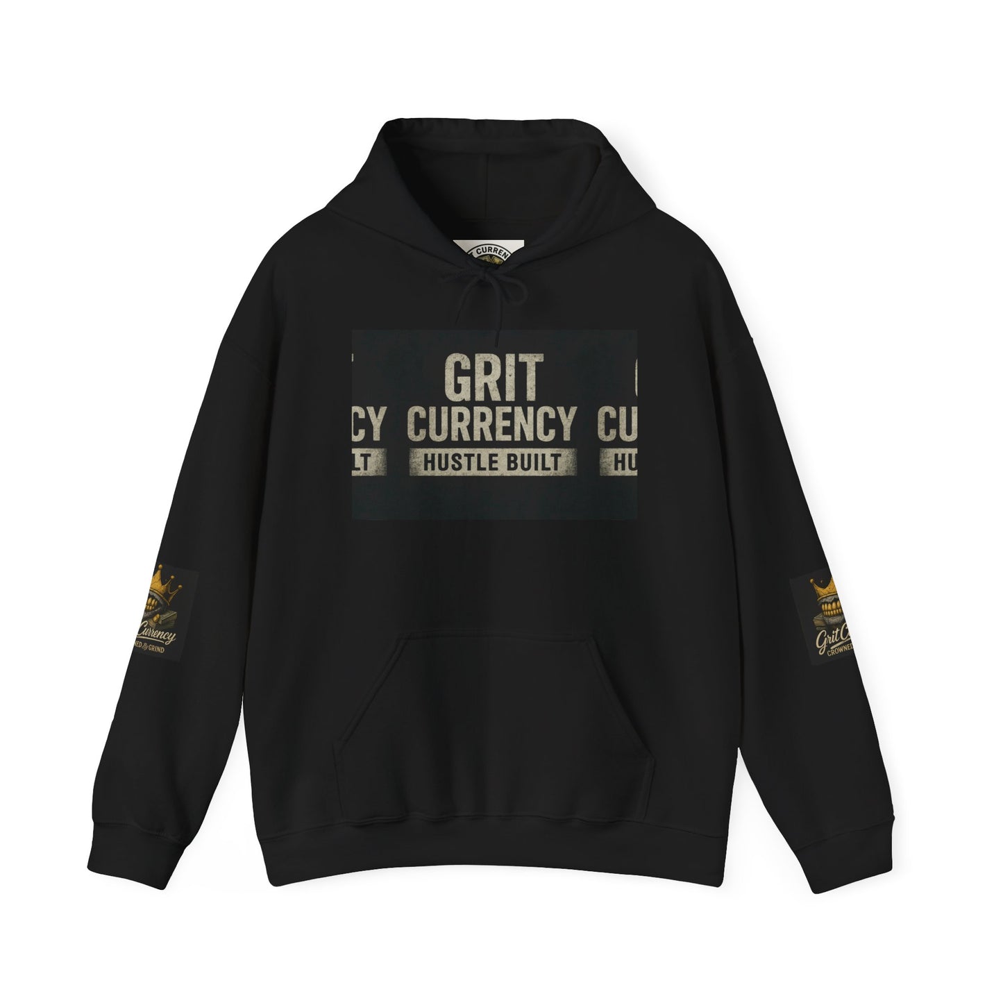 Unisex Grit Currency Sweatshirt - Hustle Built Pullover, Motivational Hoodie, Streetwear Fashion, Gift for Entrepreneurs, Cozy Apparel