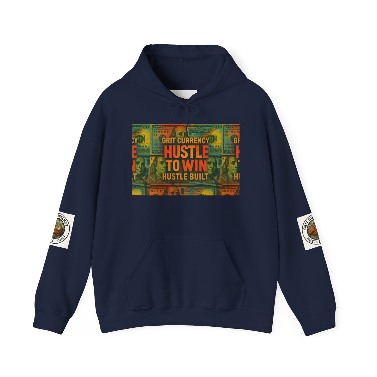 Unisex Hustle & Grit Hoodie - Motivational Sweatshirt for Dreamers, Perfect Gift for Entrepreneurs, Casual Wear, Workout Gear, [...]
