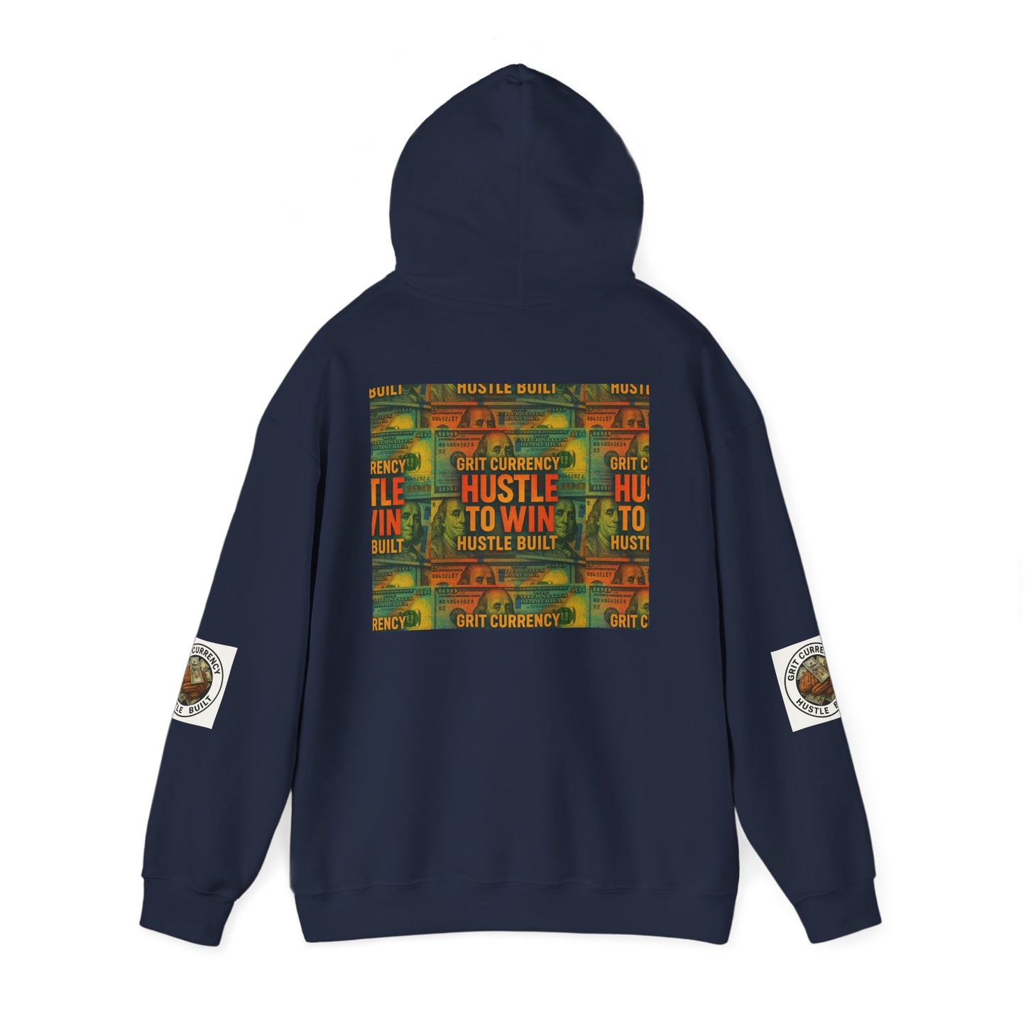 Unisex Hustle & Grit Hoodie - Motivational Sweatshirt for Dreamers, Perfect Gift for Entrepreneurs, Casual Wear, Workout Gear, [...]