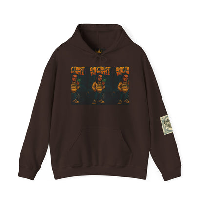 Grit Currency Hoodie, Motivational Sweatshirt, Hustle Built Apparel, Unisex Casual Wear, Gift for Entrepreneurs