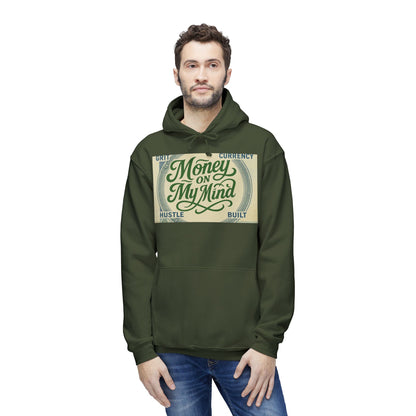 Unisex Hooded Sweatshirt with 'Money on My Mind' Design, Cozy Fashion for Hustlers, Gift for Entrepreneurs, Casual Wear, Motivational [...]