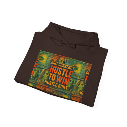 Unisex Hustle & Grit Hoodie - Motivational Sweatshirt for Dreamers, Perfect Gift for Entrepreneurs, Casual Wear, Workout Gear, [...]