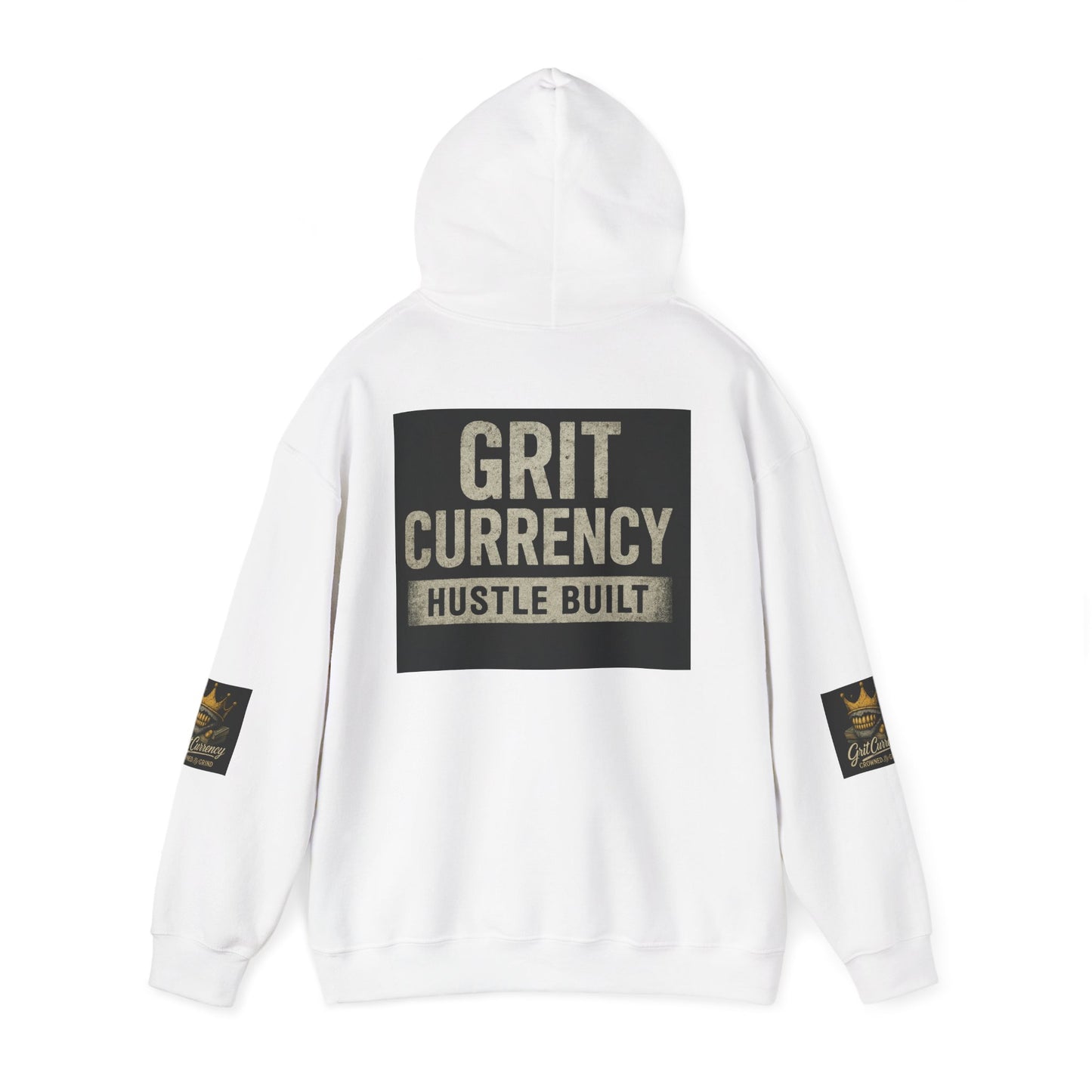 Unisex Grit Currency Sweatshirt - Hustle Built Pullover, Motivational Hoodie, Streetwear Fashion, Gift for Entrepreneurs, Cozy Apparel