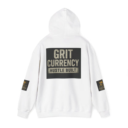 Unisex Grit Currency Sweatshirt - Hustle Built Pullover, Motivational Hoodie, Streetwear Fashion, Gift for Entrepreneurs, Cozy Apparel