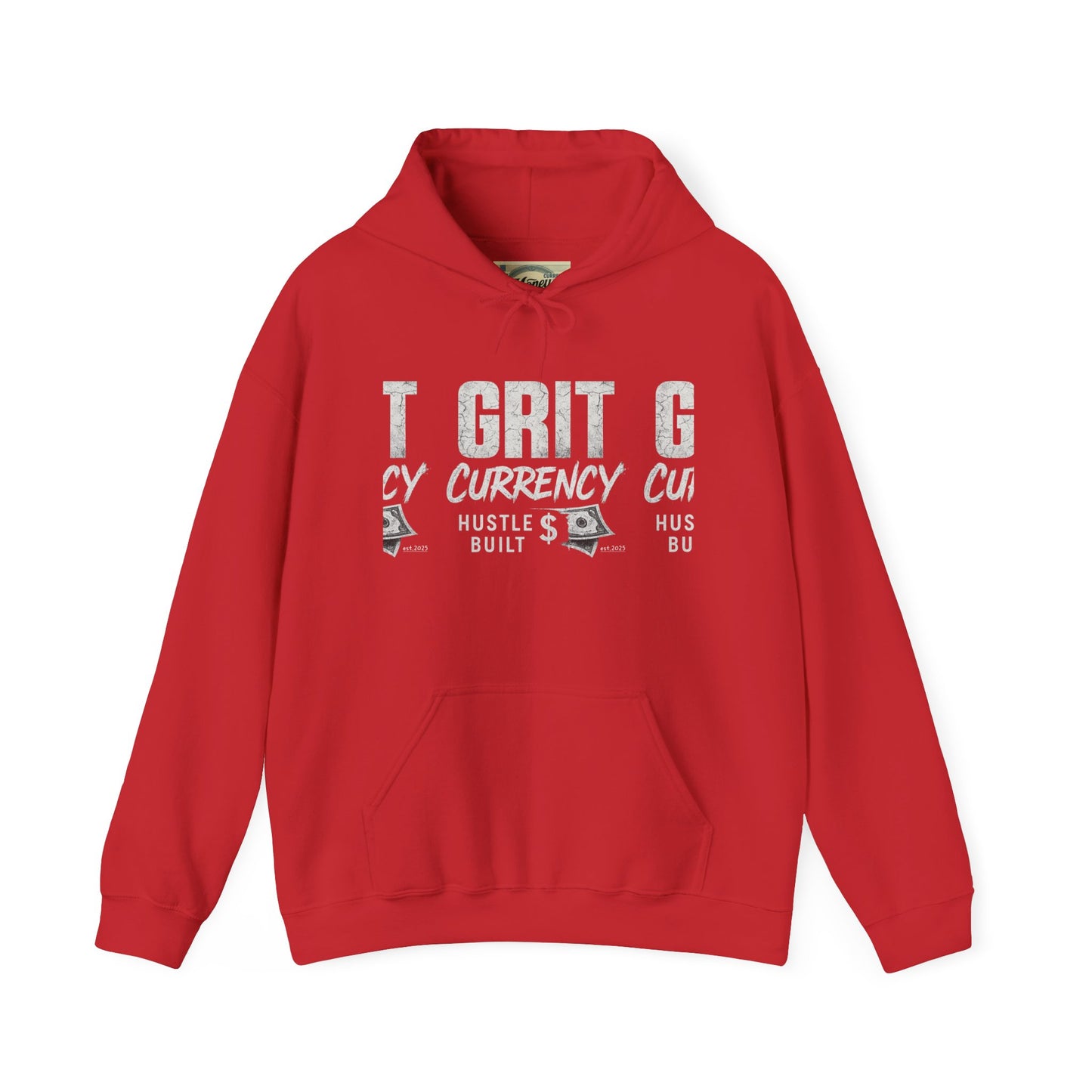Gritcurrency Hoodie - Unisex Heavy Blend Sweatshirt, Motivational Apparel, Cozy Gift, All-Season Layer, Casual Style