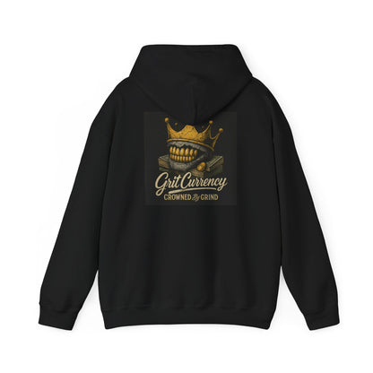 Crowned Grind Sweatshirt - Unisex Heavy Blend™ Hoodie, Streetwear, Cozy Gift, Unique Design, Casual Fashion, Everyday Wear