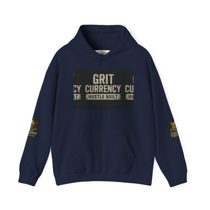 Unisex Grit Currency Sweatshirt - Hustle Built Pullover, Motivational Hoodie, Streetwear Fashion, Gift for Entrepreneurs, Cozy Apparel