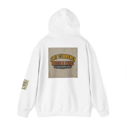 Grit Currency Hoodie, Motivational Sweatshirt, Hustle Built Apparel, Unisex Casual Wear, Gift for Entrepreneurs