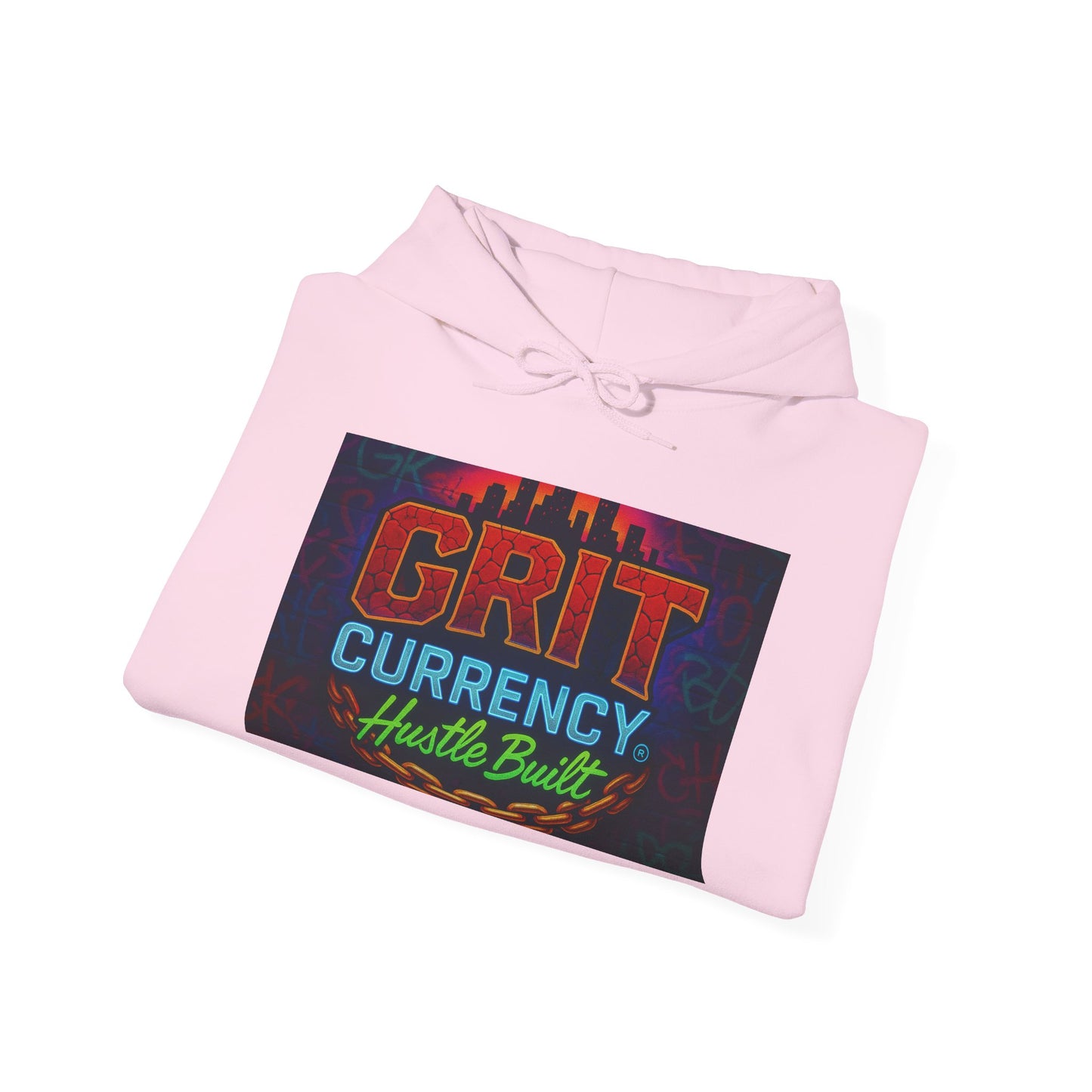 Hooded Sweatshirt with Grit City Design
