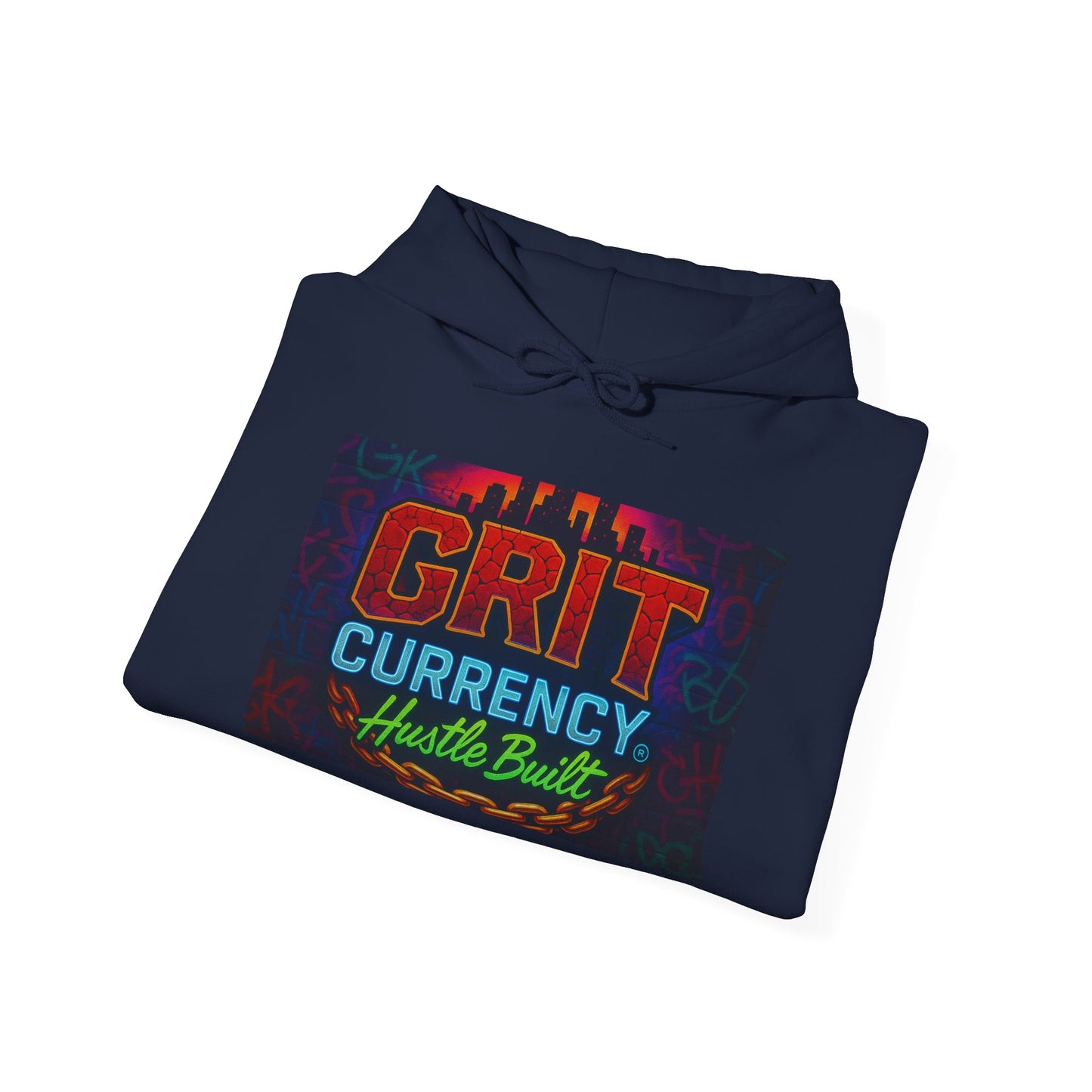Hooded Sweatshirt with Grit City Design