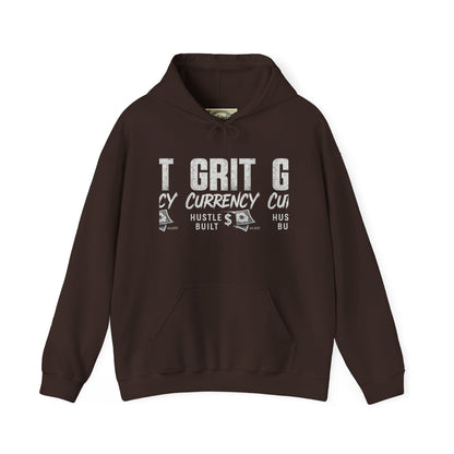 Gritcurrency Hoodie - Unisex Heavy Blend Sweatshirt, Motivational Apparel, Cozy Gift, All-Season Layer, Casual Style