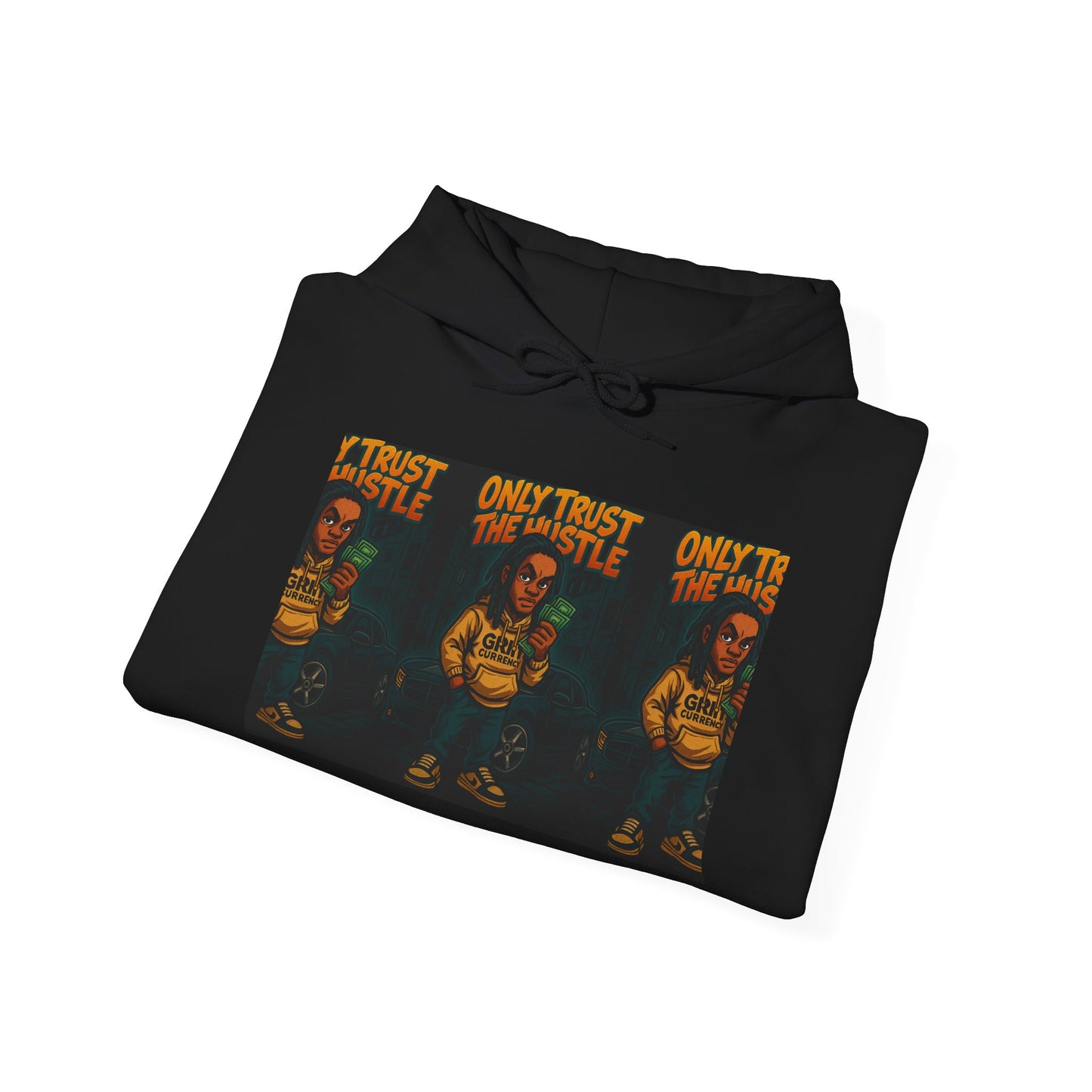 Grit Currency Hoodie, Motivational Sweatshirt, Hustle Built Apparel, Unisex Casual Wear, Gift for Entrepreneurs