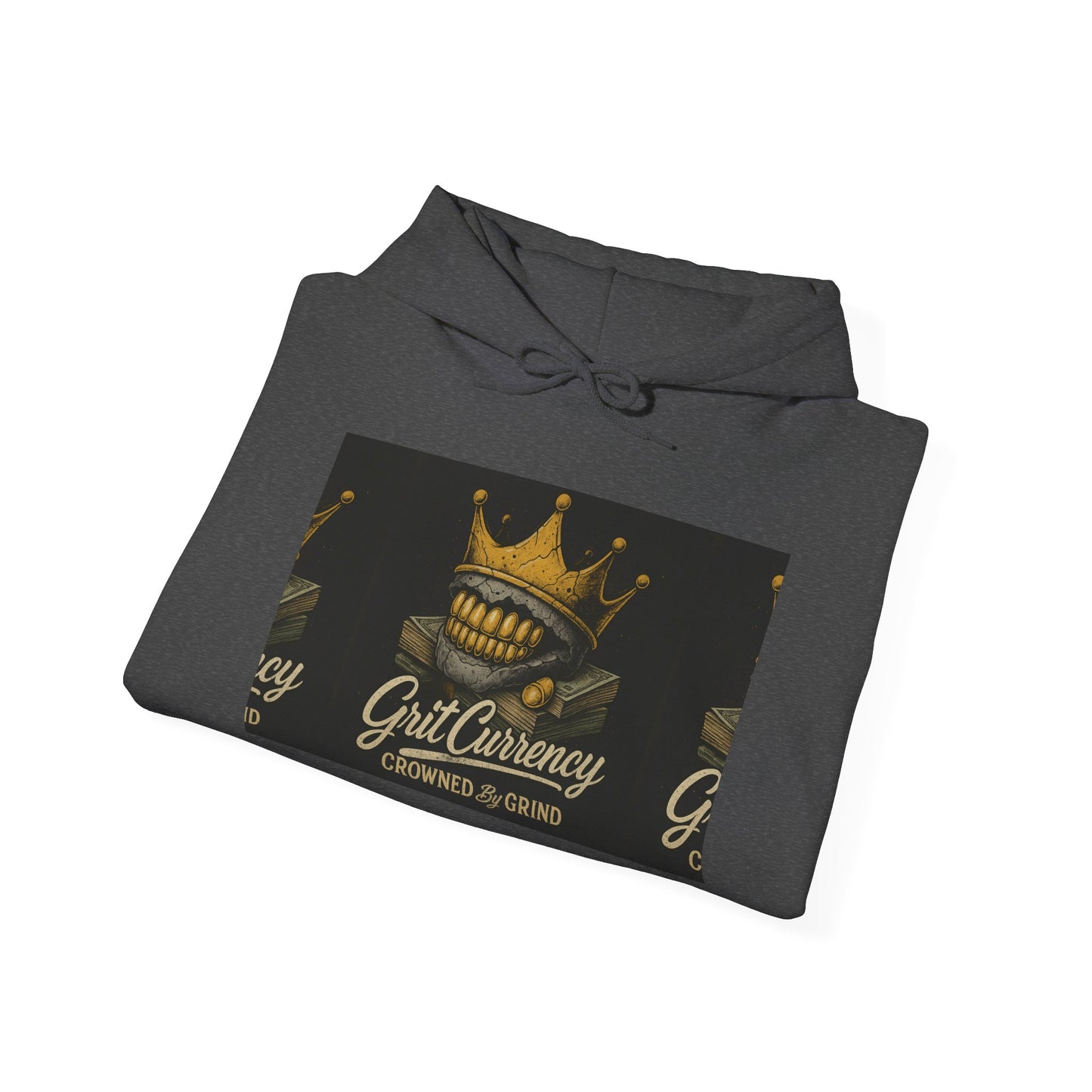 Crowned Grind Sweatshirt - Unisex Heavy Blend™ Hoodie, Streetwear, Cozy Gift, Unique Design, Casual Fashion, Everyday Wear