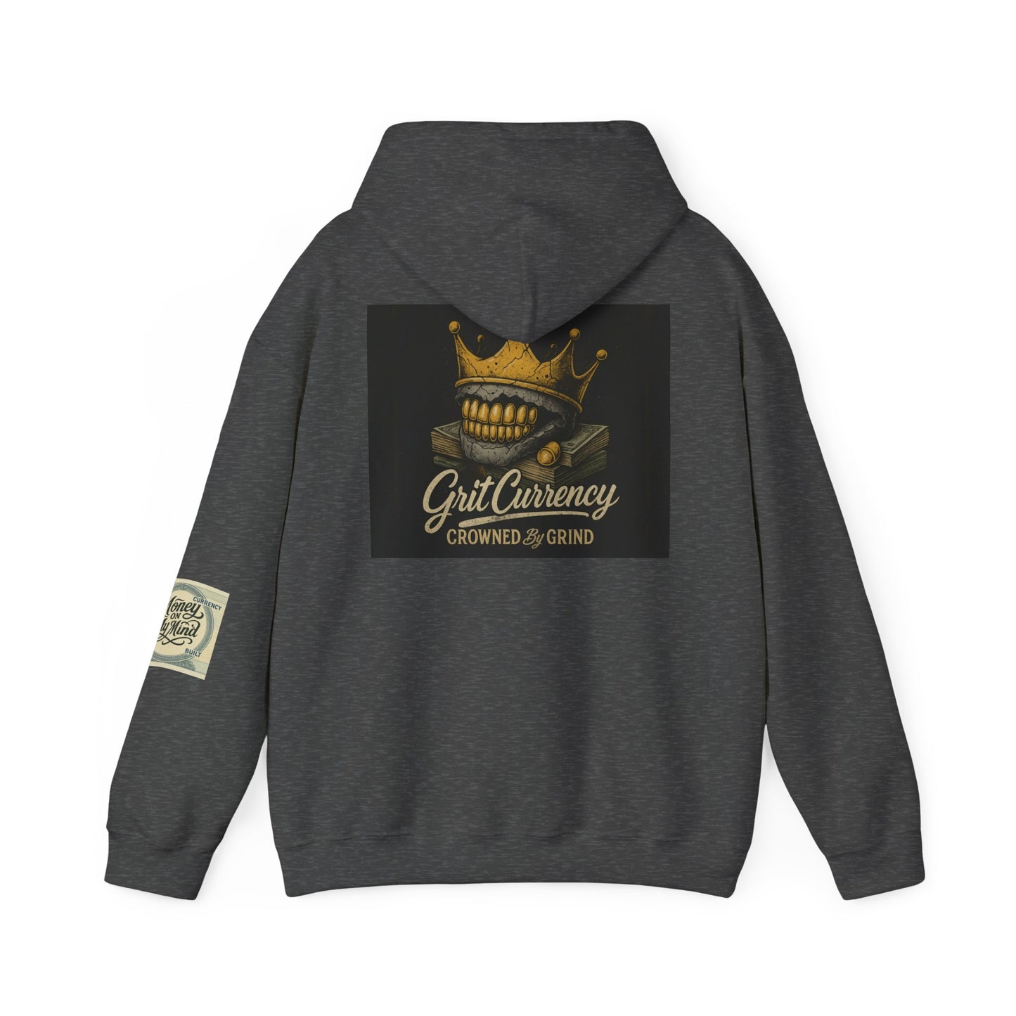 Crowned Grind Sweatshirt - Unisex Heavy Blend™ Hoodie, Streetwear, Cozy Gift, Unique Design, Casual Fashion, Everyday Wear