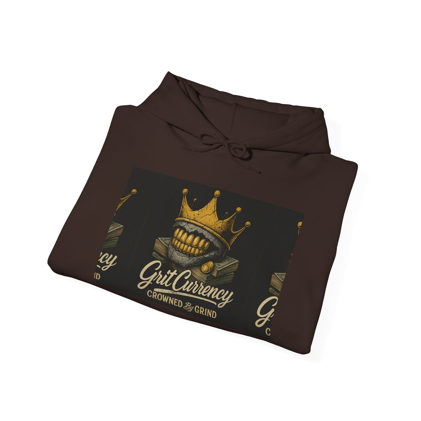 Crowned Grind Sweatshirt - Unisex Heavy Blend™ Hoodie, Streetwear, Cozy Gift, Unique Design, Casual Fashion, Everyday Wear