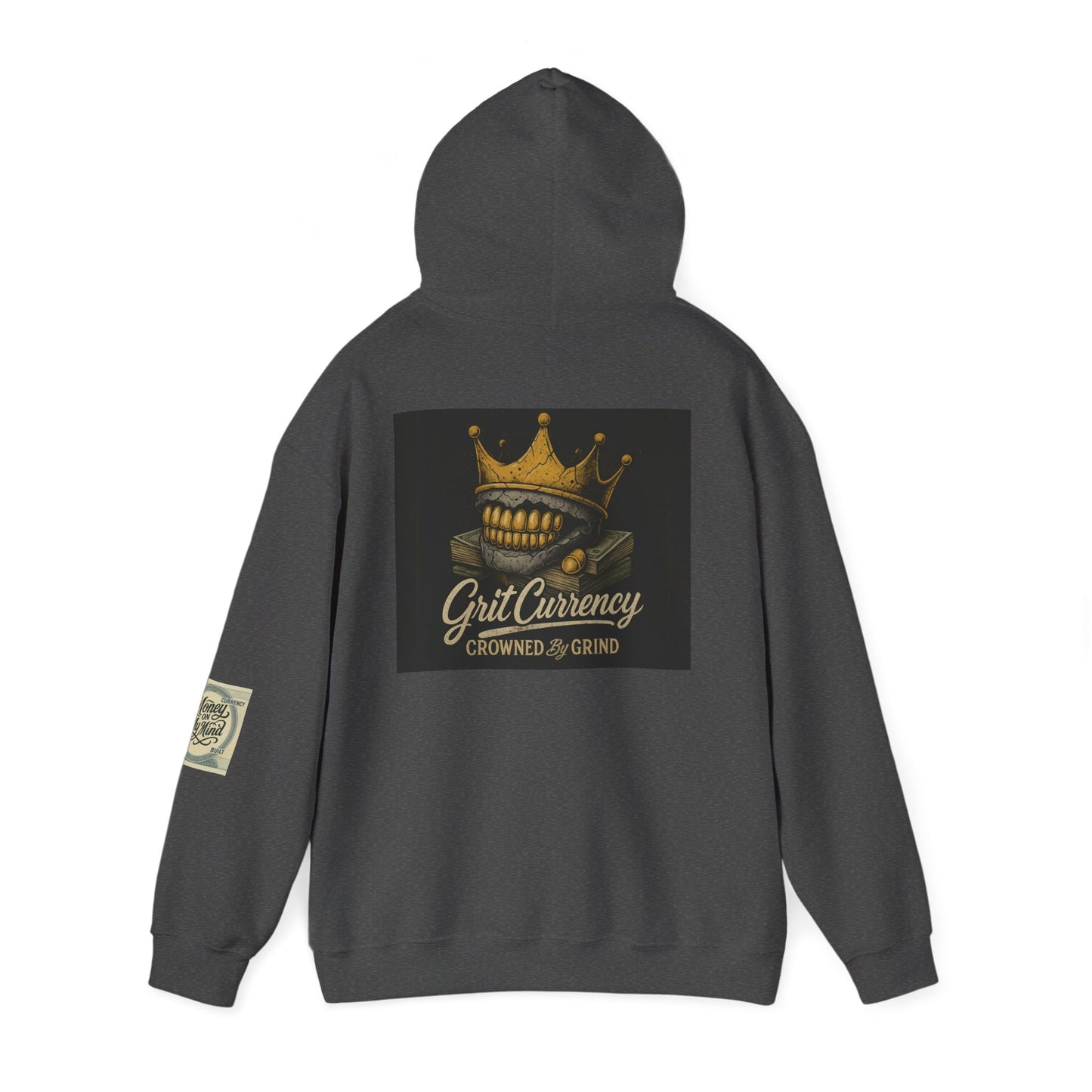Crowned Grind Sweatshirt - Unisex Heavy Blend™ Hoodie, Streetwear, Cozy Gift, Unique Design, Casual Fashion, Everyday Wear