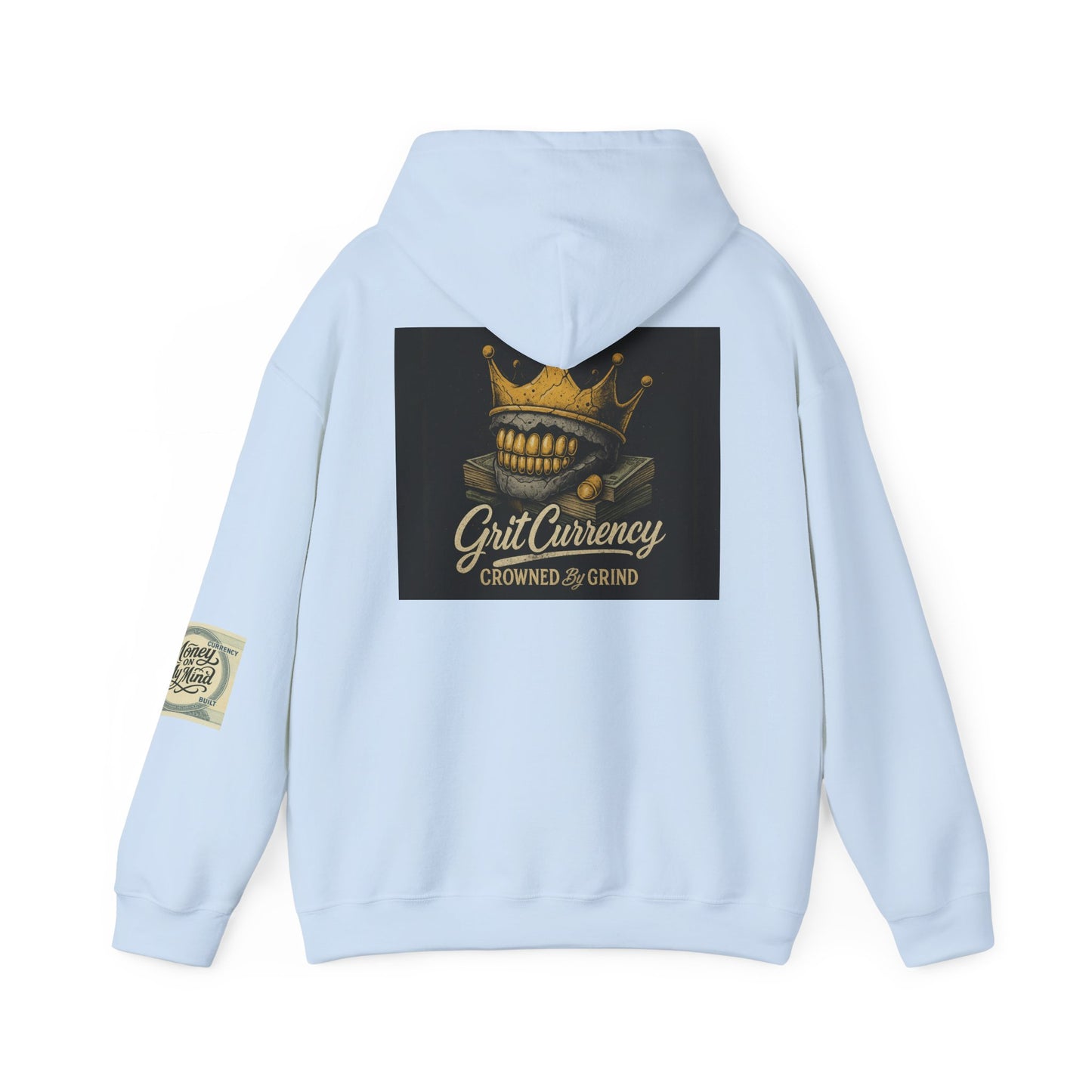 Crowned Grind Sweatshirt - Unisex Heavy Blend™ Hoodie, Streetwear, Cozy Gift, Unique Design, Casual Fashion, Everyday Wear