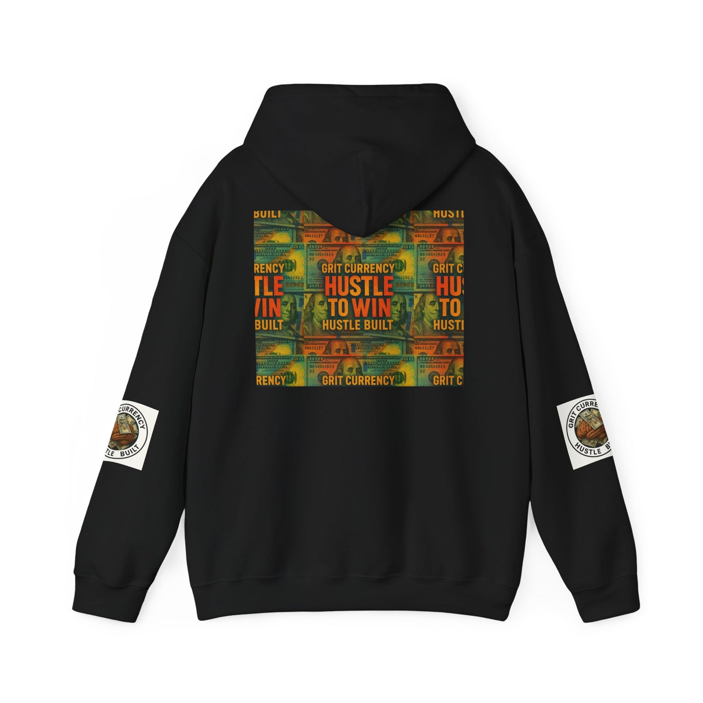 Unisex Hustle & Grit Hoodie - Motivational Sweatshirt for Dreamers, Perfect Gift for Entrepreneurs, Casual Wear, Workout Gear, [...]