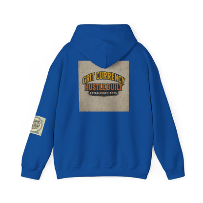Grit Currency Hoodie, Motivational Sweatshirt, Hustle Built Apparel, Unisex Casual Wear, Gift for Entrepreneurs