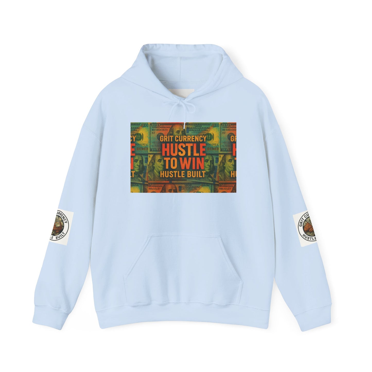 Unisex Hustle & Grit Hoodie - Motivational Sweatshirt for Dreamers, Perfect Gift for Entrepreneurs, Casual Wear, Workout Gear, [...]